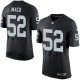 Men's nike nfl oakland raiders #52 khalil mack black elite jerseys
