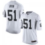 Men's Nike Oakland Raiders #51 Bruce Irvin White Limited NFL Jersey