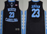 Men's North Carolina Tar Heels #23 Michael Jordan 2016 Black Swingman College Basketball Jersey