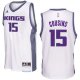 Men's Sacramento Kings #15 DeMarcus Cousins White Home Basketball Jerseys
