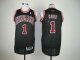 Basketball Jerseys chicago bulls #1 rose black[revolution 30]