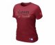 Women Houston Astros Red Nike Short Sleeve Practice T-Shirt