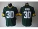 nike nfl green bay packers #30 john kuhn green jerseys [game]