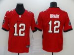 Cheap Football Tampa Bay Buccaneers #12 Tom Brady 2020 Stitched Red Vapor Limited Jersey