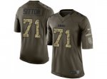 nike nfl green bay packers #71 josh sitton army green salute to service limited jerseys