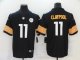 2020 New Football Pittsburgh Steelers #11 Chase Claypool Black Vapor Untouchable Limited Jersey