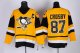 Men Pittsburgh Penguins #87 Sidney Crosby Orange Throwback Stitched NHL Jersey