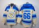 nhl pittsburgh penguins #66 lemieux blue-cream [pullover hooded