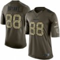 youth nike nfl dallas cowboys #88 dez bryant green salute to service jerseys
