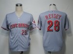 Baseball Jerseys cincinnati reds #28 heisey grey(cool base)