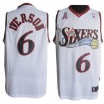 nba philadelphia 76ers #6 iverson white cheap jerseys