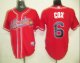 Baseball Jerseys atlanta braves #6 cox red