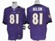 nike nfl baltimore ravens #81 anquan boldin purple [Elite Art Pa