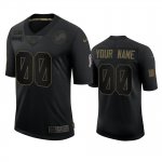 Detroit Lions Custom Black 2020 Salute to Service Limited Jersey