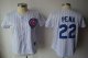 women Baseball Jerseys chicago cubs #22 pena white[blue strip]