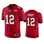 Football Tampa Bay Buccaneers #12 Tom Brady Super Bowl LV Vapor Limited Jersey