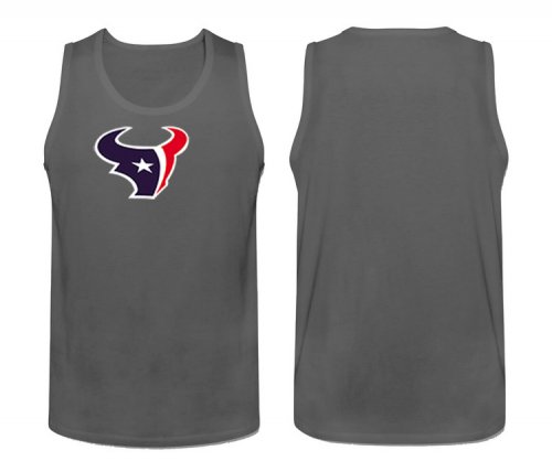 Men\'s Nike Houston Texans Grey Cotton Team Tank Top