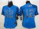 nike women nfl indianapolis colts #12 luck blue [elite drift fas