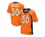 nike denver broncos #30 david bruton elite orange jerseys