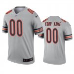 Chicago Bears Custom Silver Inverted Legend Jersey