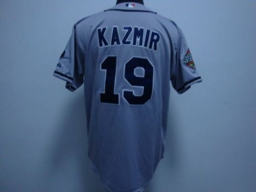 Baseball Jerseys tampa bay rays #19 kazmir grey(2008 ws patch)