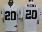 nike nfl oakland raiders #20 darren mcfadden white jerseys [nike