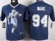nike youth nfl dallas cowboys #94 ware blue jerseys [portrait fa