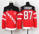 nhl team canada #87 crosby red jerseys [100th anniversary]