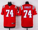 nike new england patriots #74 easley red elite jerseys