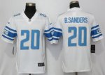 Men's NFL Detroit Lions #20 Barry Sanders Nike White 2017 Vapor Untouchable Limited Jersey