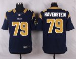 nike st.louis rams #79 havenstein blue elite jerseys