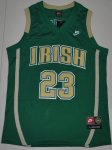 NBA College Jerseys Irish High School #23 Lebron James green