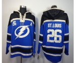 nhl tampa bay lightning #26 st.louis blue [pullover hooded sweat