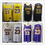New Basketball Los Angeles Lakers #23 Anthony Davis Swingman Jersey