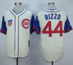 mlb jerseys Chicago Cubs #44 Rizzo Cream Blue 1942 Turn Back T