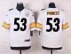 nike pittsburgh steelers #53 pouncey white elite jerseys