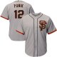 Men's MLB San Francisco Giants #12 Joe Panik Majestic Grey Road Cool Base Jerseys [SF]