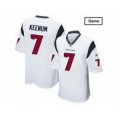 nike nfl houston texans #7 case keenum white jerseys [game]