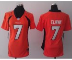 nike women nfl denver broncos #7 elway orange [new nike]