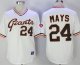 men mlb san francisco giants #24 willie mays white cooperstown cool base stitched baseball jerseys