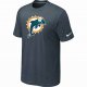 Miami Dolphins sideline legend authentic logo dri-fit T-shirt gr