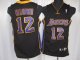 Basketball Jerseys los angeles lakers #12 brown black(purple num