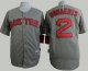 mens mlb boston red sox #2 xander bogaerts grey cool base stitched baseball jerseys
