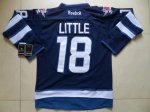 Hockey jerseys winnipeg jets #18 Bryan Little Dark Blue