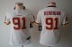 nike women nfl washington redskins #91 kerrigan white jerseys [n