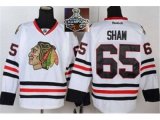 NHL Chicago Blackhawks #65 Andrew Shaw White 2015 Stanley Cup Ch
