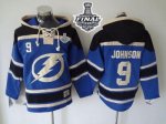 NHL Tampa Bay Lightning #9 Tyler Johnson Blue Sawyer Hooded Swea