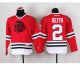 youth nhl jerseys chicago blackhawks #2 keith red[the skeleton h