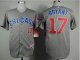 mlb jerseys Chicago Cubs #17 Bryant Grey Road Cool Base Stitch