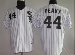 Baseball Jerseys chicago white sox #44 peavy white(black strip)